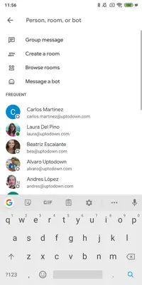 Google Chat android App screenshot 6